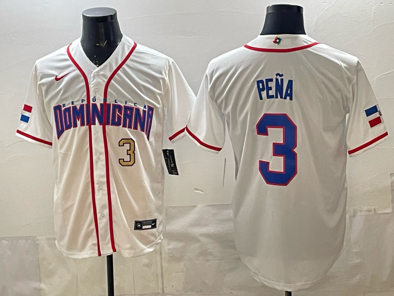 Men 2026 World cup white MLB Nike jersey 008->->MLB Jersey